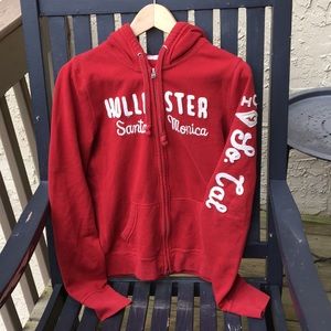 Hollister zip up hoodie